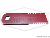 Nóż sieczkarni ruchomy ząbkowany 4mm fi 18 - HEMAS.PL CZĘŚCI FORTSCHRITT PANKÓW