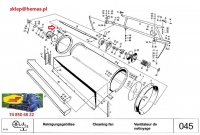 Łopatka wentylatora 27.045-26 zamiennik lewa