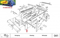 Wspornik kosza sit 27.041-2