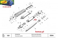Rura siłownika podnoszenia hederu 514