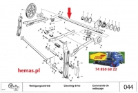 Wał podsiewacza MDW 527 27.044-8