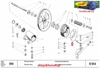 Tarcza alum. 3 kół 14.051-8