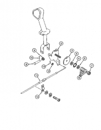 Linka sterowania jazdy Case CF60 CF70 CF80